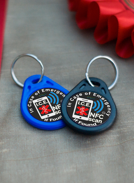 Medical ID Alert ICE SmartFob - Keyring Design - Image 2
